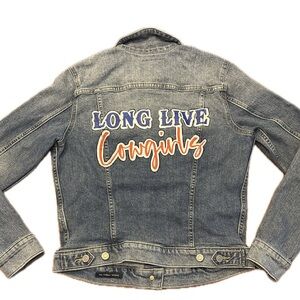 Ian Munsick/Cody Johnson “long live cowgirls” Upcycled denim jacket